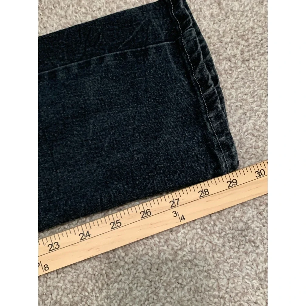 Rocawear Mens Faded Black Straight Leg Denim Jeans W32 L32 Stretch Streetwear